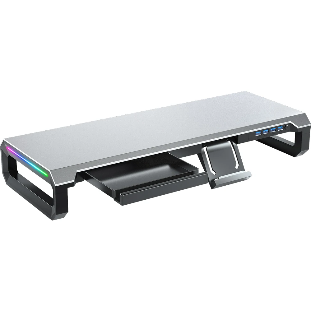 

2025 hot sale USB HUB Storager Drawer Computer Stand