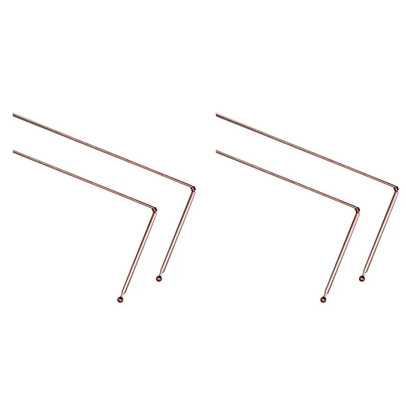 AB13-2X Dowsing Rods - 99.9% Pure Copper 2PCS Divining Rods - For Ghost Huntings Tools,