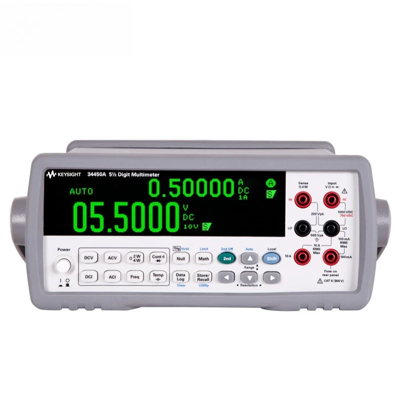 

Keysight Agilent 34450A Digital Multimeter Five and a Half Desktop Digital Multimeter