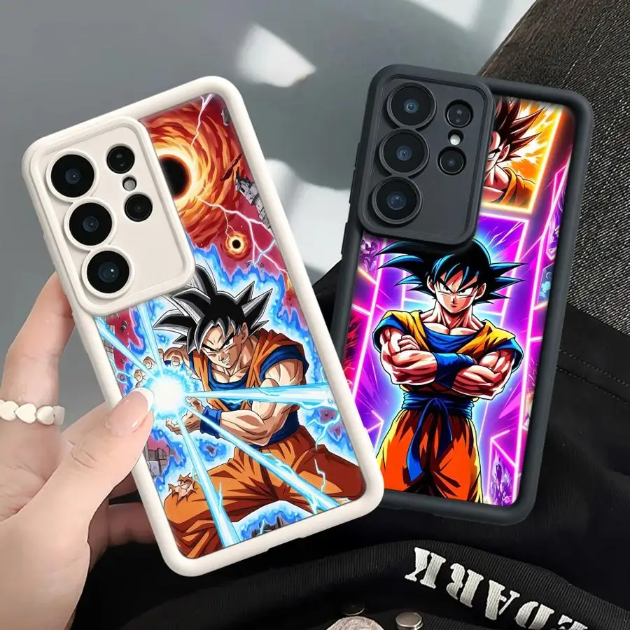 Case for Samsung Galaxy S26 S20FE S22 S24 Plus S24Ultra S23 FE S21 S25 Edge S25 Ultra Phone Cover Dragons B-Ball G-Goku
