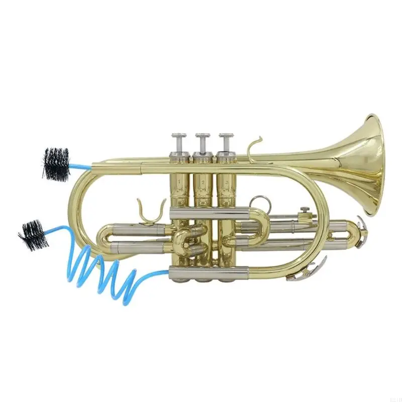   Trumpet Maintenance Cleaning Tool Mouthpiece Valves Extension Brush Enduring