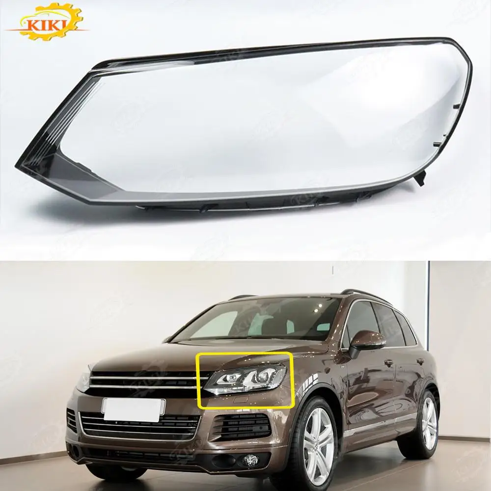 

For Volkswagen VW Touareg 2011-2014 Headlamp Lens Shell Car Headlight Cover Left