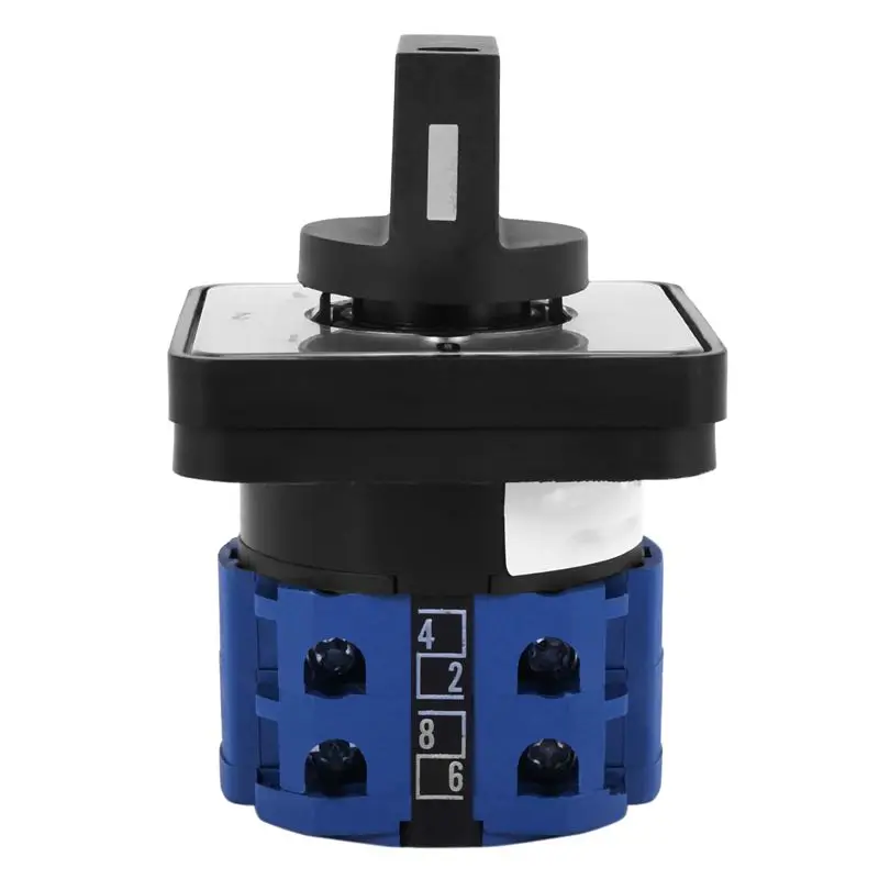 DT39 2X 660V 20A 4-Position 2 Pole Rotary for Cam Changeover Switch, Universal Electric Motor Reversing Selector Switch