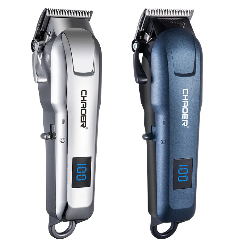 Professional Set Men's Electric Hair Clipper USB Rechargeable Trimmer Hairdresser Technology LED Display Wireless Hairdresser