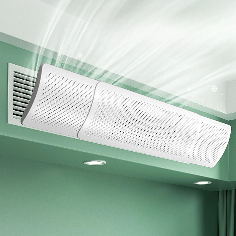 Retractable Air Conditioner Deflector Adjustable Wind Shield Bracket Anti Direct Wind Cover for Home Bedroom Baby