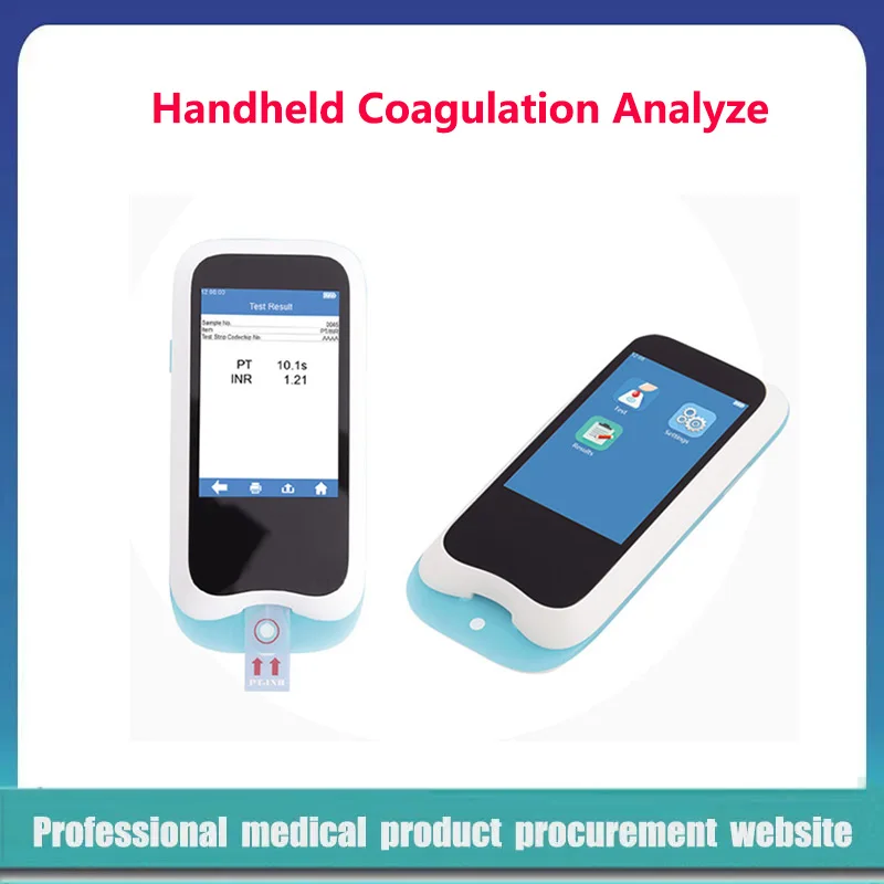 Handheld Coagulation Analyze Electrochemistry Coagulation Platform Q-3 Q-3Pro Q-3Plus test for PT-INR APTT FIB Professional