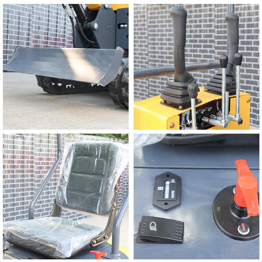 1.2Ton Mini Digger With Attachments Agricultural Mini Excavator With Crawler Ce Epa High Quality Multi Functional Mini Excavator