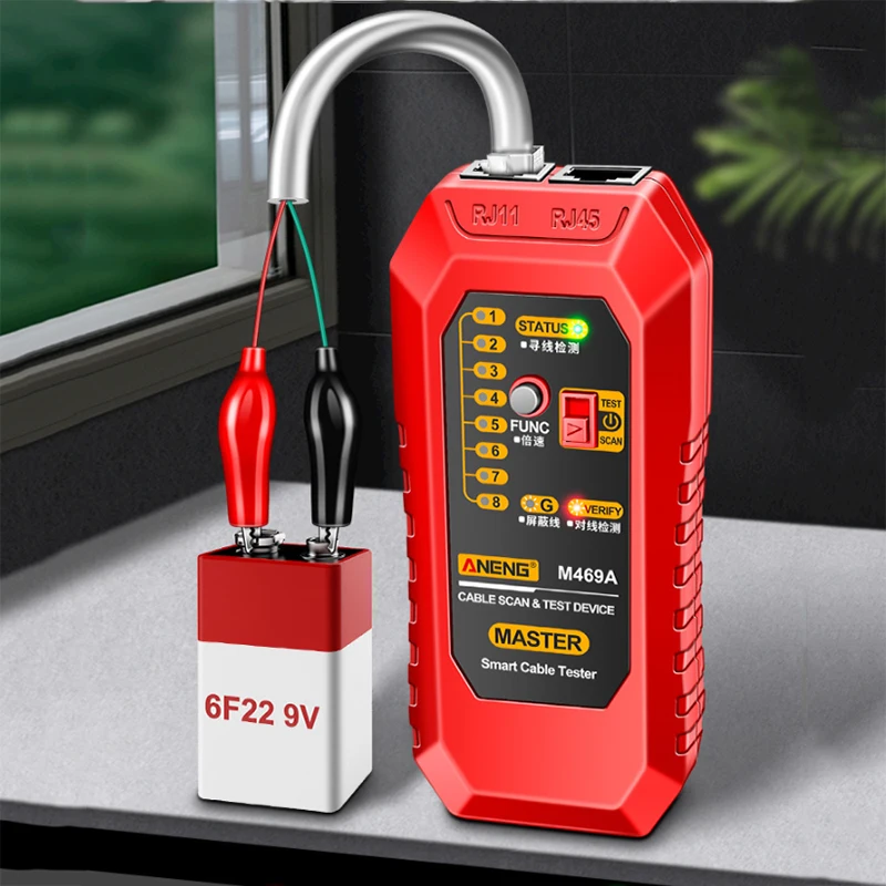 

Network Cable Tracker Multi Function Wire Finder Anti Jamming Test Instruments Tracker Receiver Network Repair Testet Tools