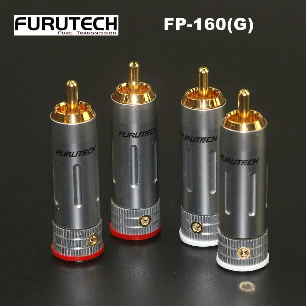 

Серия FURUTECH FP-160G, медная позолоченная вилка HiFiRCA, сигнальная линия, вилка лотоса, фиксирующая вилка RCA, максимальная апертура 9,3 мм