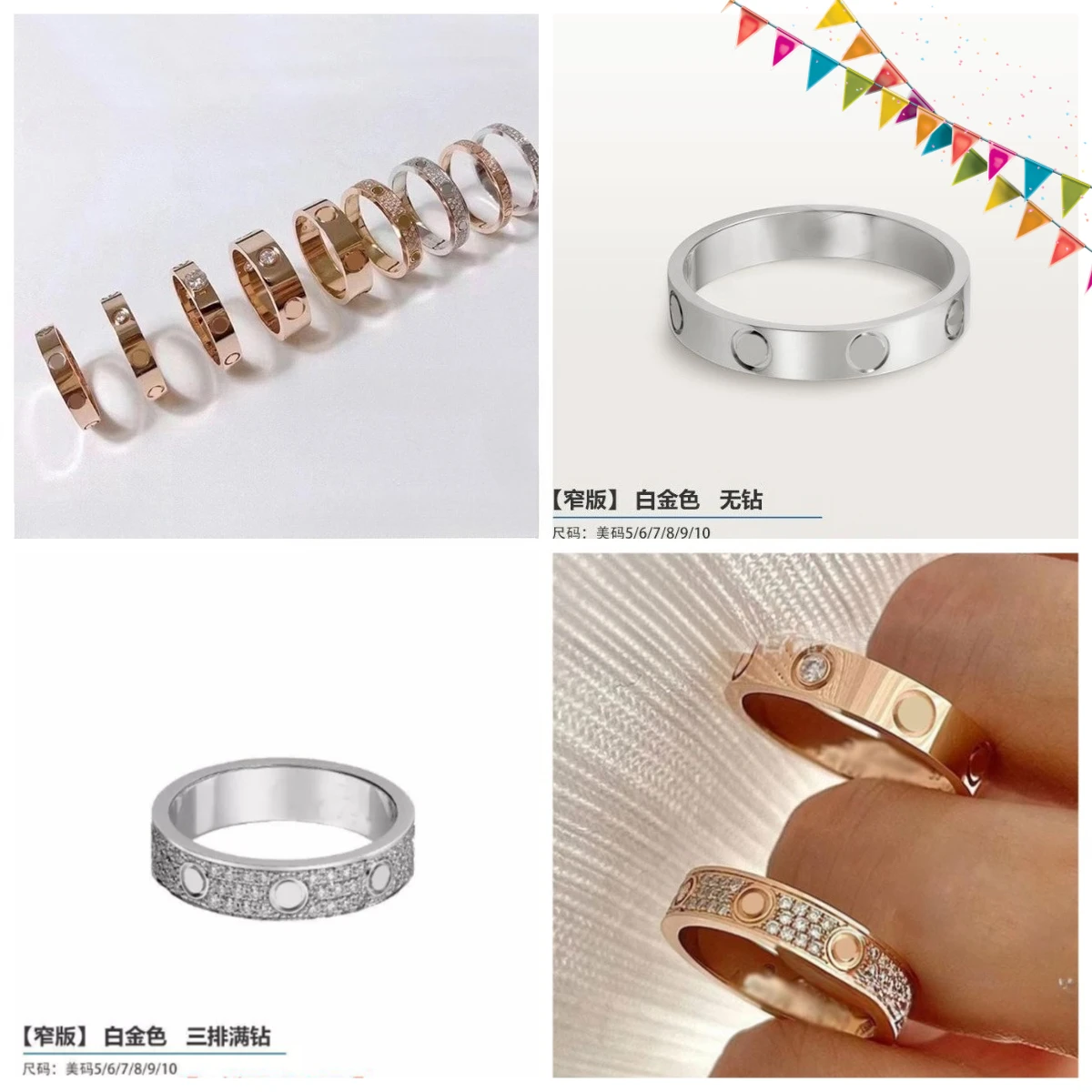 

2025 Budget Luxe! Screw-Thread Solitaire Ring