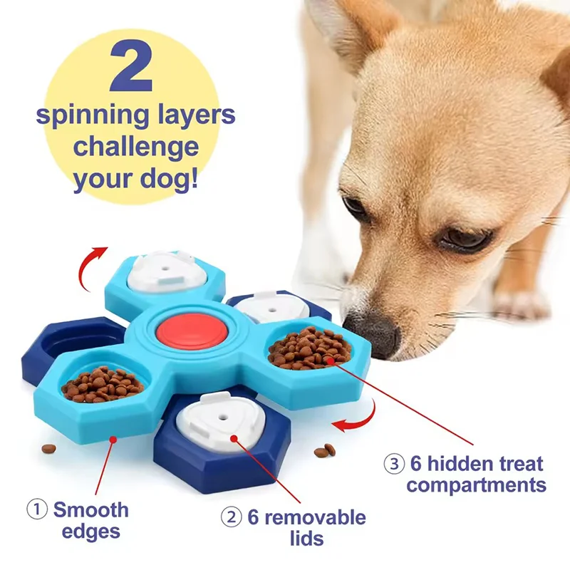 Dog Interactive Puzzle Toy Slo - огляд і ціна Dog Slow Feeder Puzzle Toy Interactive