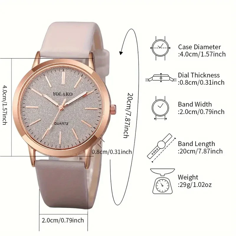 Nieuwe eenvoudige dameshorloges Luxe design lederen horloge Dames quartz horloge Dames kleine ronde wijzerplaatklok