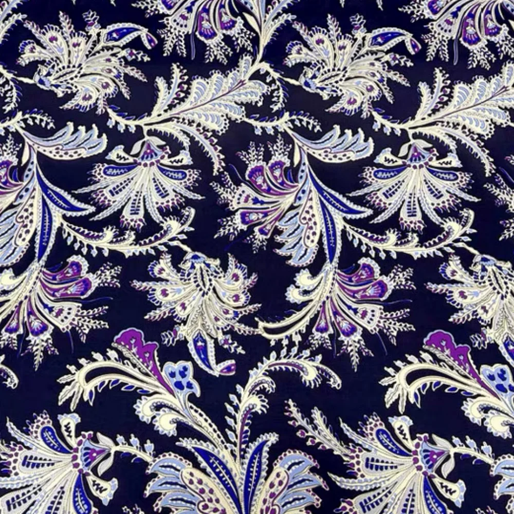 

Абстрактная привлекательная уникальная цветочная печать, дизайн, приятное комфортное ощущение, шелковая ткань из спандекса GGT для женщин, костюмное женское платье