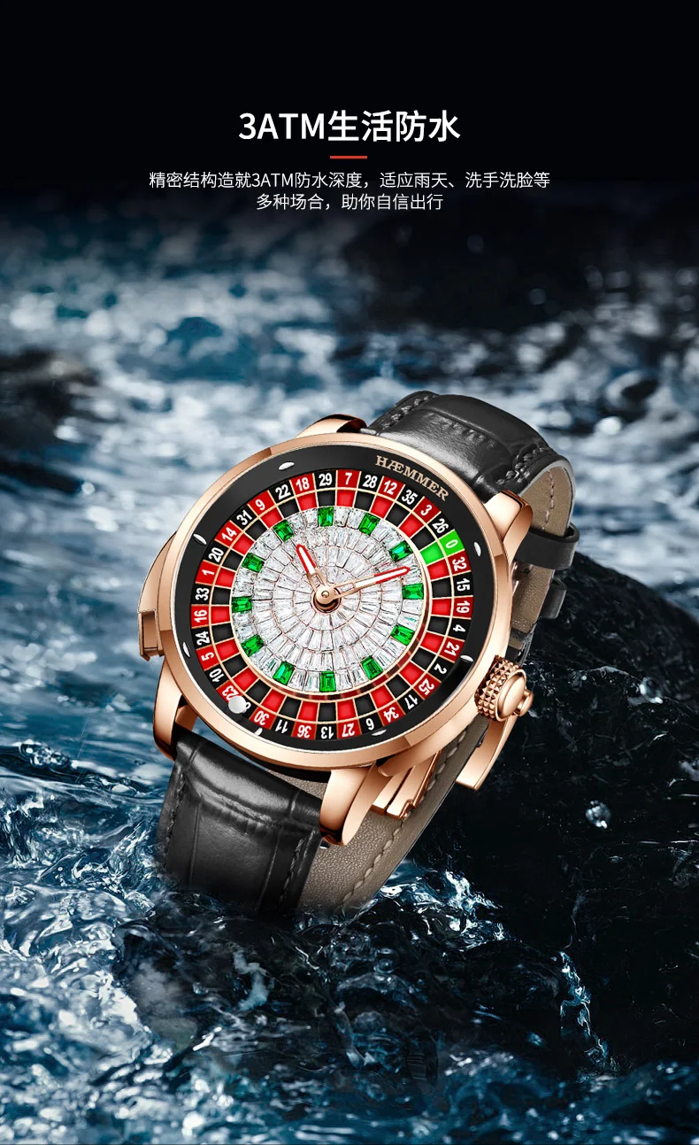 PINDU ساعة عصرية ميكانيكية للرجال NH35 الروليت للرجال العلامة التجارية الفاخرة الدورية الروليت الياقوت ساعة زجاجية مقاوم للماء