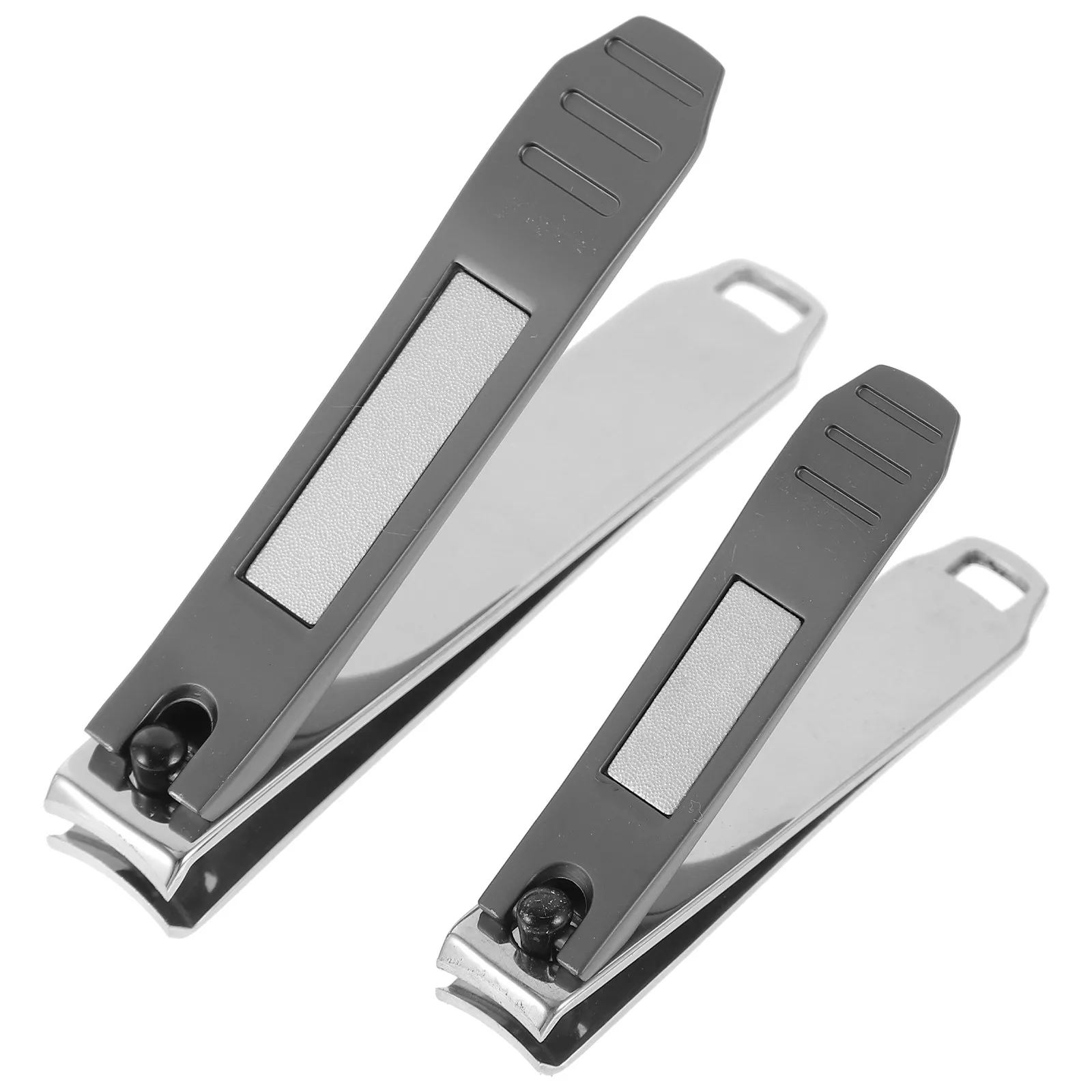 

Набор из 2-х кусачек для ногтей из нержавеющей стали, с удобной ручкой, для точной обрезки ногтей на руках и ногах, инструмент для маникюра