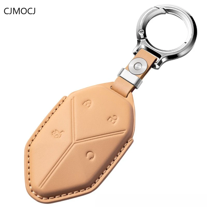 

Premium Genuine Leather Key Cover Case for Formula Leopard Titanium 7 (2024) - High-End Protective Key Fob Shell Keychain