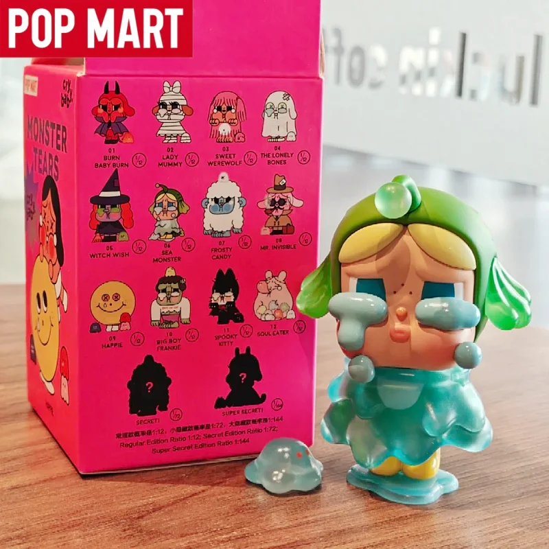 

POP MART CRYBABY Monster Tears Series Blind Box Mystery Box Cute Anime Figure Collectible Toys Desktop Decoration Birthday Gifts