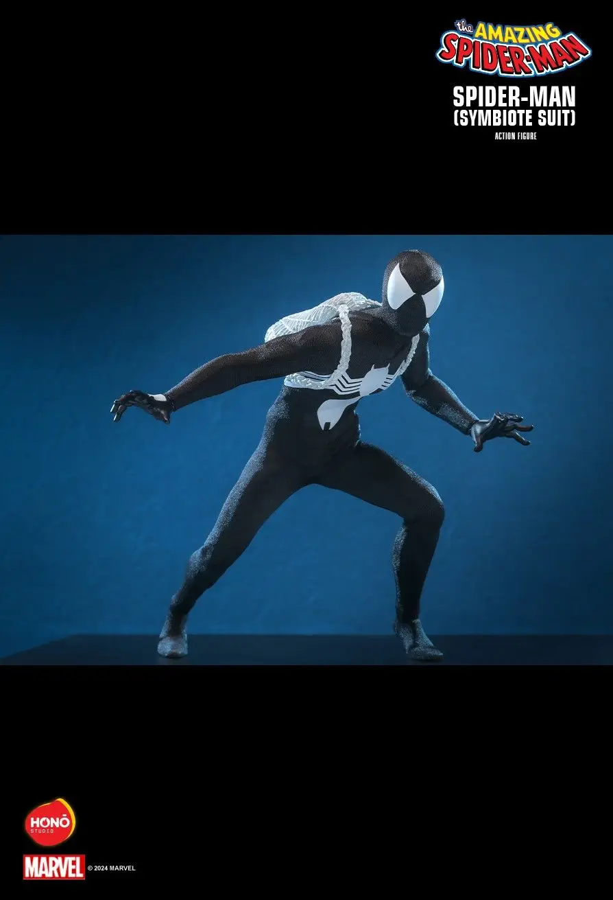 ألعاب أصلية 100% 1/6 HS04 هونو ستوديو كاريكاتير سبايدر مان سيمبيوت بدلة أنيمي مجموعة شخصيات نموذج ألعاب متوفرة في المخزون