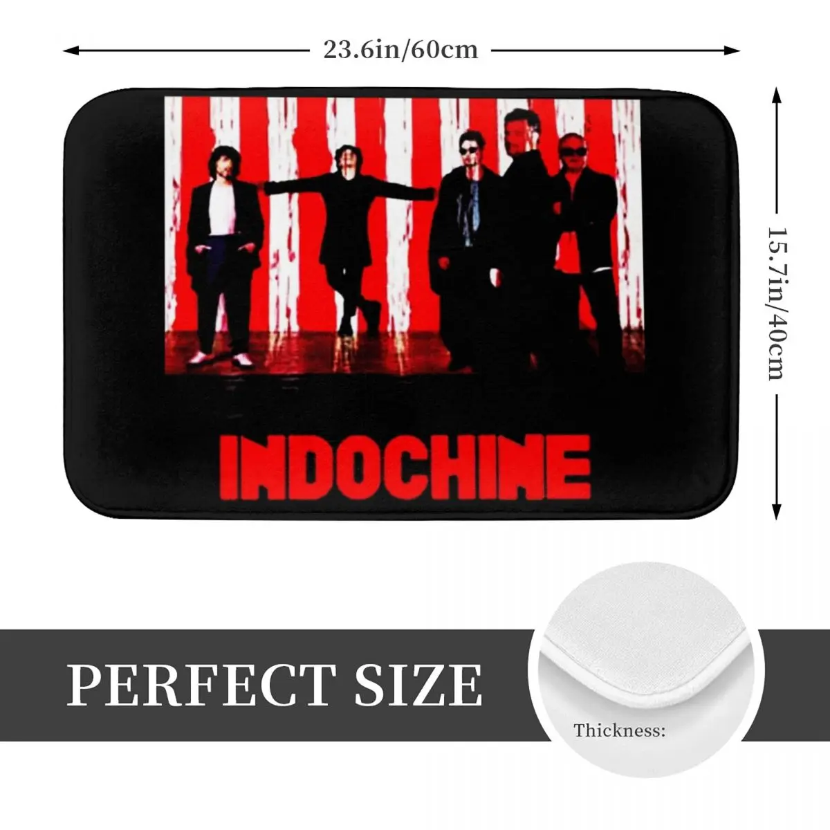 Copy-of New Indochine Anti-slip Doormat Floor Mat Water oil proof Carpet Rug for Kitchen Entrance Home Bathroom Footpad Mats