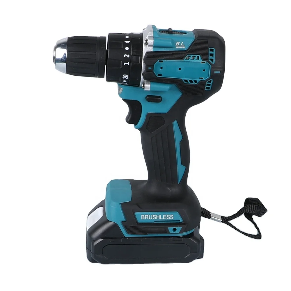 

10mm Cordless Hammer Drill Power Screwdriver Brushless Lithium-ion Impact Drill Driver Machine Kit