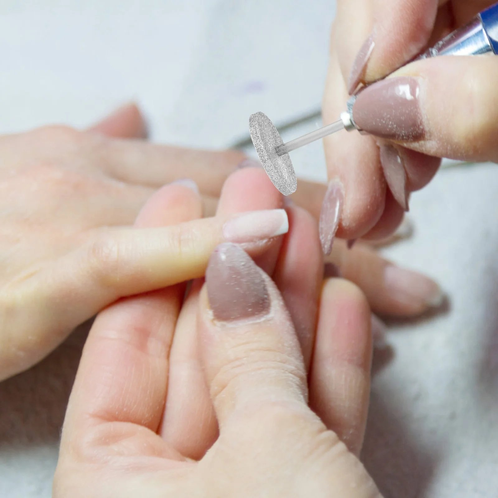 3 pçs multifuncional diamante lixa disco prego brocas disco plano para broca elétrica do prego manicure pedicure manicure ferramenta