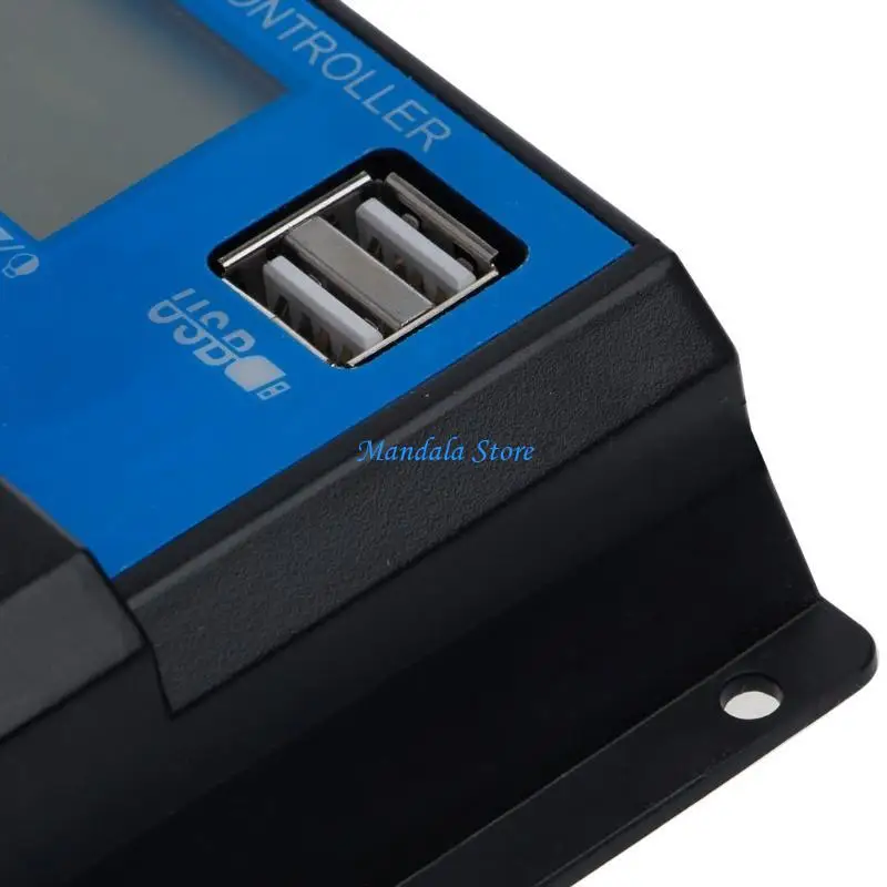 U2JC PWM 10/20/30A Dual USB Solar Panel Battery Regulator Controller 12/24V