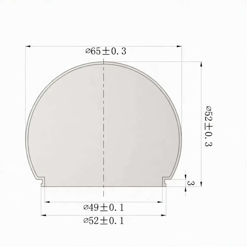 Replacement PC Diffuser Cover For LED Light Bulb Mirror Lamp Accessories Milky White Durable Fixture Housing Shield
