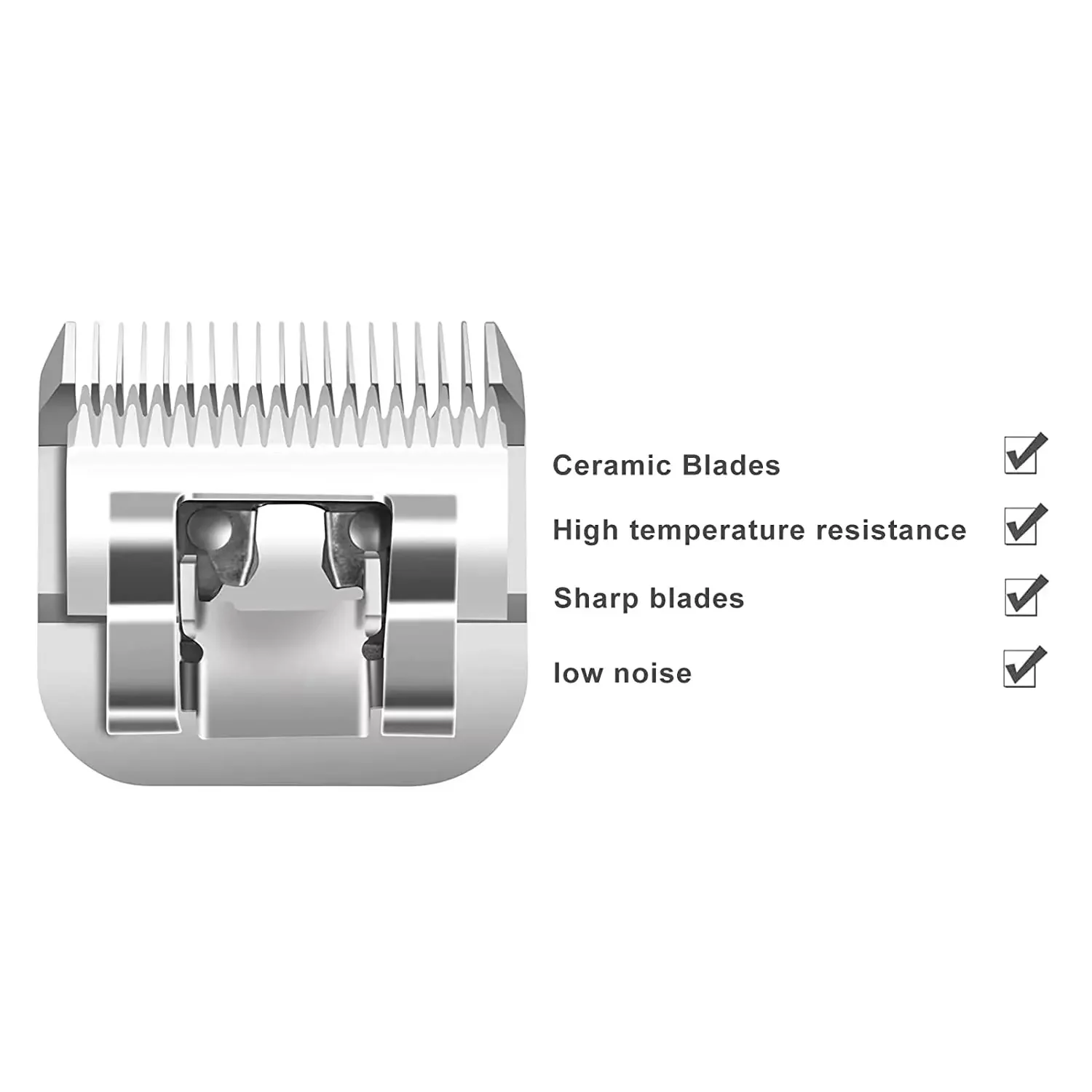 Detachable Replacement Ceramic Blade compatible with Andis AGC,BDC,BGC,MBG Series,oster Classic 76/Star-Teq/Power-Teq Clippers