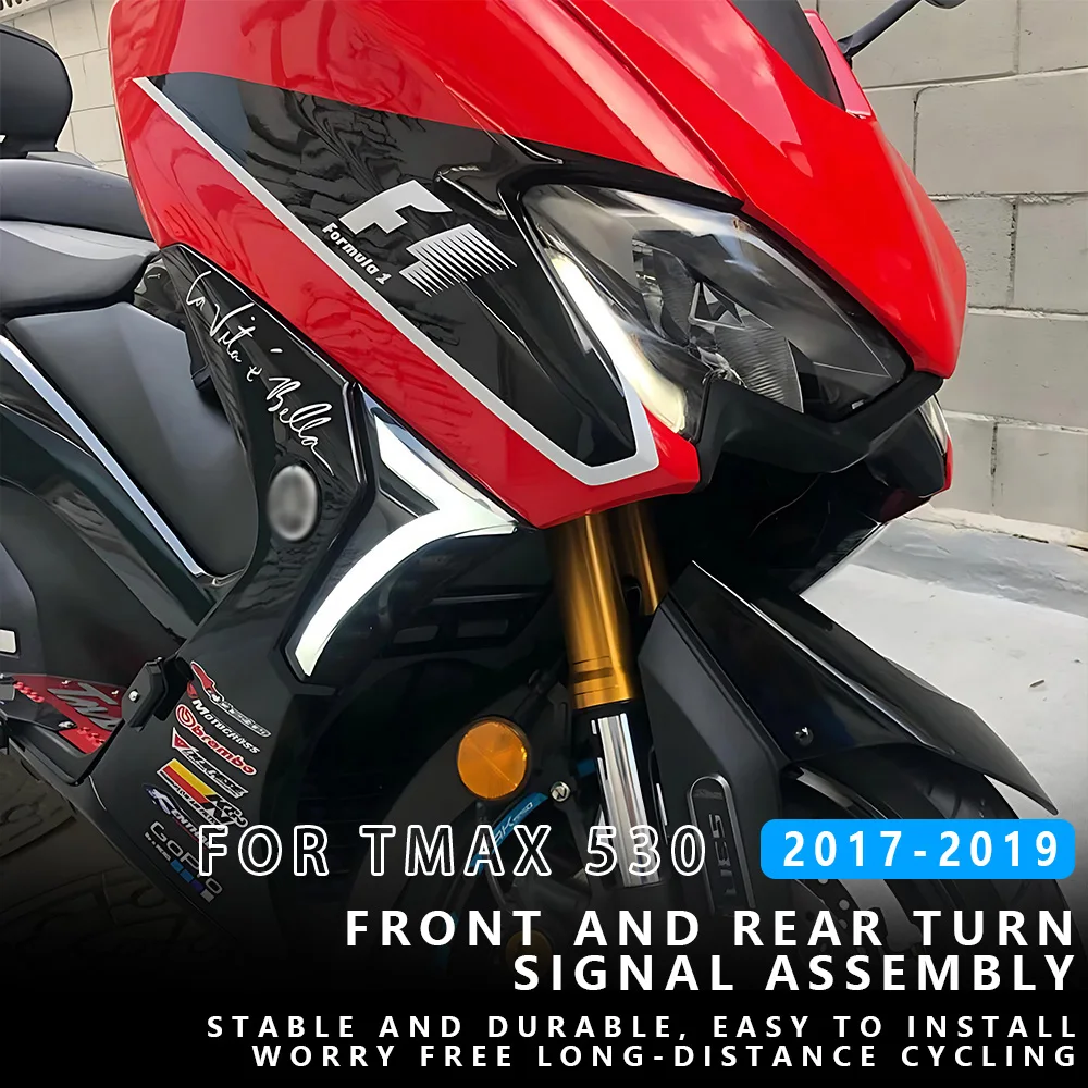 

MTKRACING для мотоцикла YAMAHA TMAX 530 2017-2019, светодиодный передний и задний указатель поворота в сборе