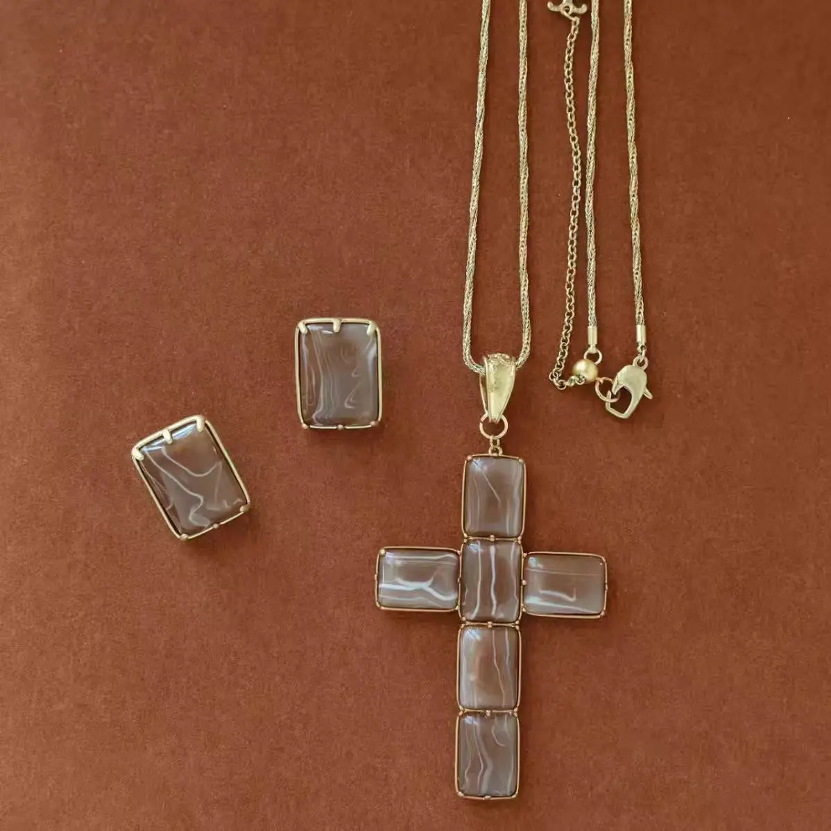 

Jenny&dave Cross Pendant Long Necklace Jewelry Necklace Necklaces For Women