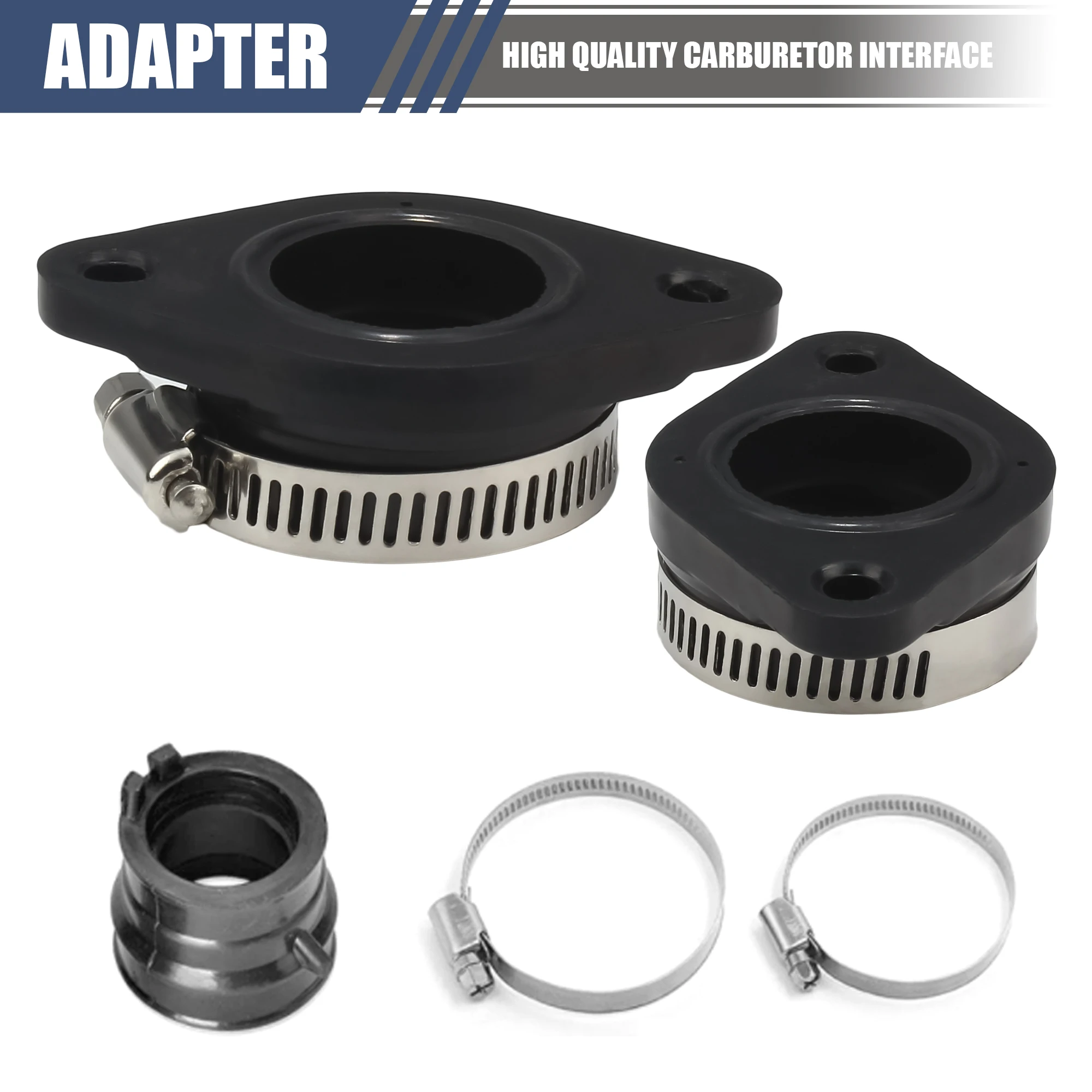 Motorcycle Carburetor Intake Manifold Rubber Interface Adapter 28mm 30mm for PWK PE MIKUNI OKO Universal Carb Parts Dirt Bike - view 4