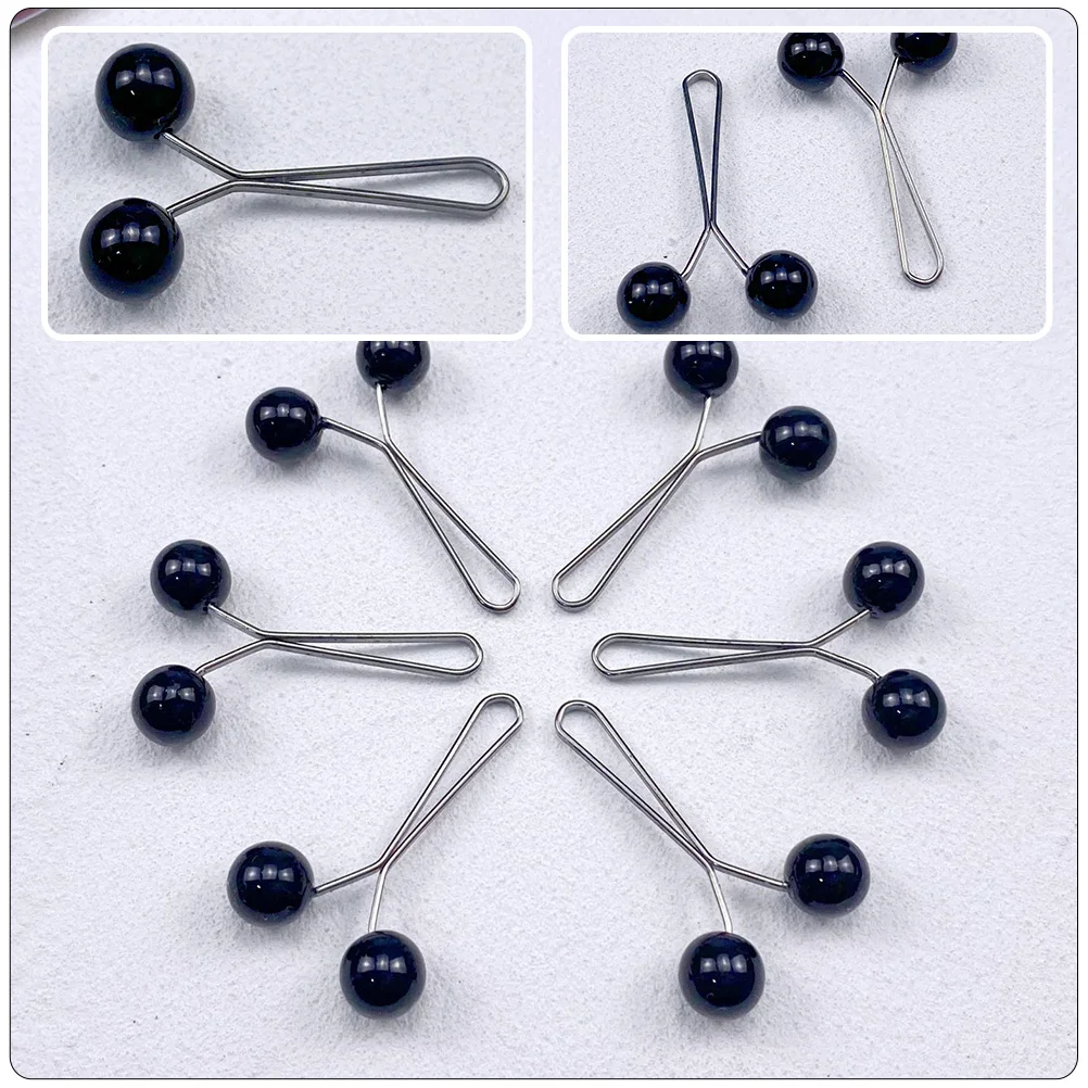 

24pcs Professional Clips Wear-Resistant Hijab Clamps Women Accessories Compact Multi-Function Scarf Pins Durable Scarf Supply