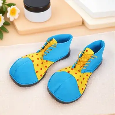 1 Pair Clown Shoes Large Size Comfortable For Cosplay Performance Party Props Costume Clown Performance Shoes Supplies