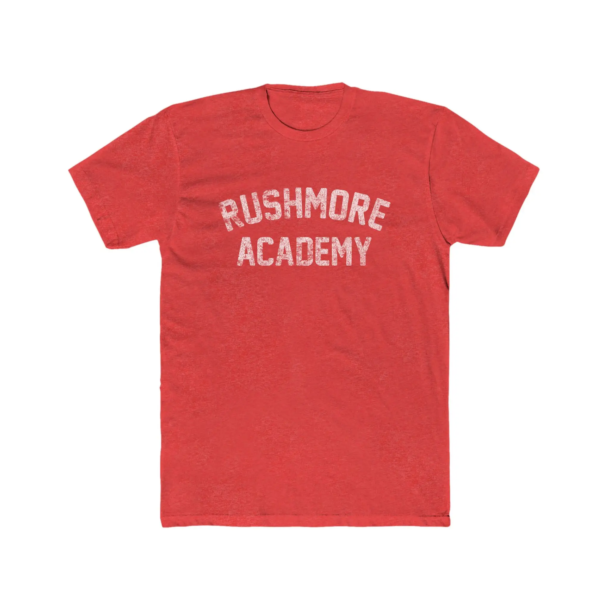 Rushmore Academy Vintage Look T Shirt Heathered 50 Blend