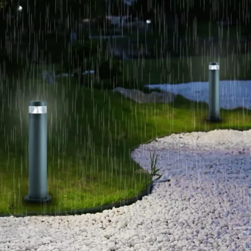 Waterproof LED Bollard Light Outdoor Garden Spotlight Decorative Landscape Lawn Lamp Emitting Diode Pathway Yard Lighting