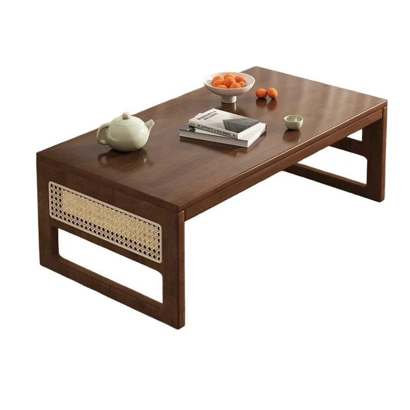 

Coffee table folding bay window table simple household