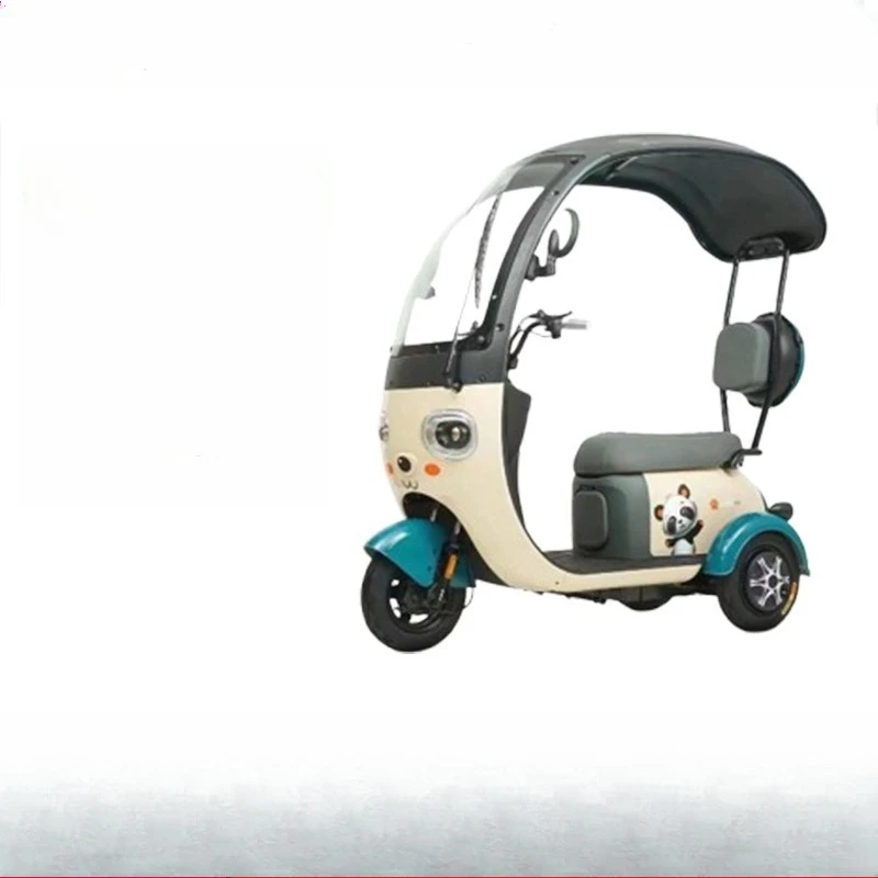 

Household leisure electric tricycle anti-slip slope elderly help adult battery car small travel