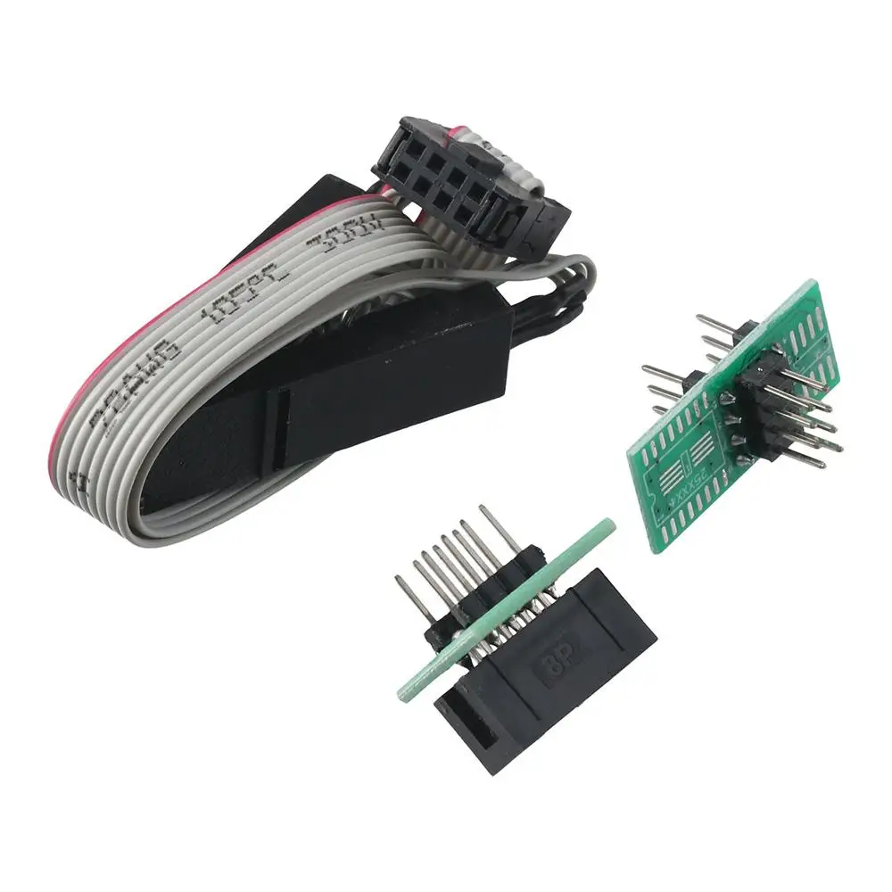 

2 Set Durable SOP8 to DIP8 Test Clips and Board 8 Pin Test Clamp Flash Chip