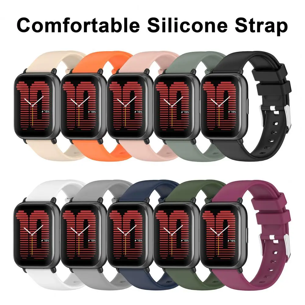Silicone Watch Strap Adjustable Watchband Quick Release Smart Watch Band Replacement Smartwatch Belt for Huawei GTS4 Mini