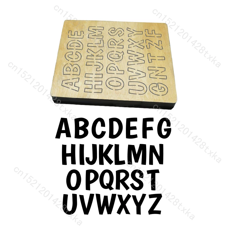 

Letter A-Z Wooden Die for Scrapbooking, Cutting Dies, C-2290, New, Multiple Sizes