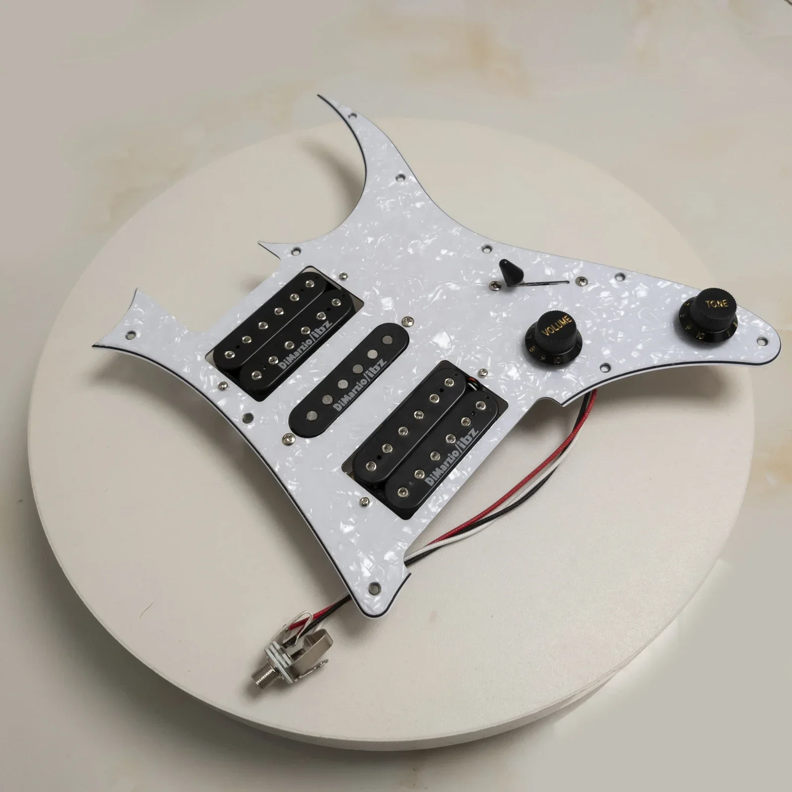 

Guitar Prewired Loaded Pickguard Set with Humbucker Pickups Set for RG Electric Guitars Replacement Parts