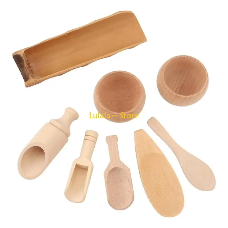 Y4qa Sensory Kitchen Tool Touet éducatif pour le développement du concentré d'âge préscolaire le jouet d'activité