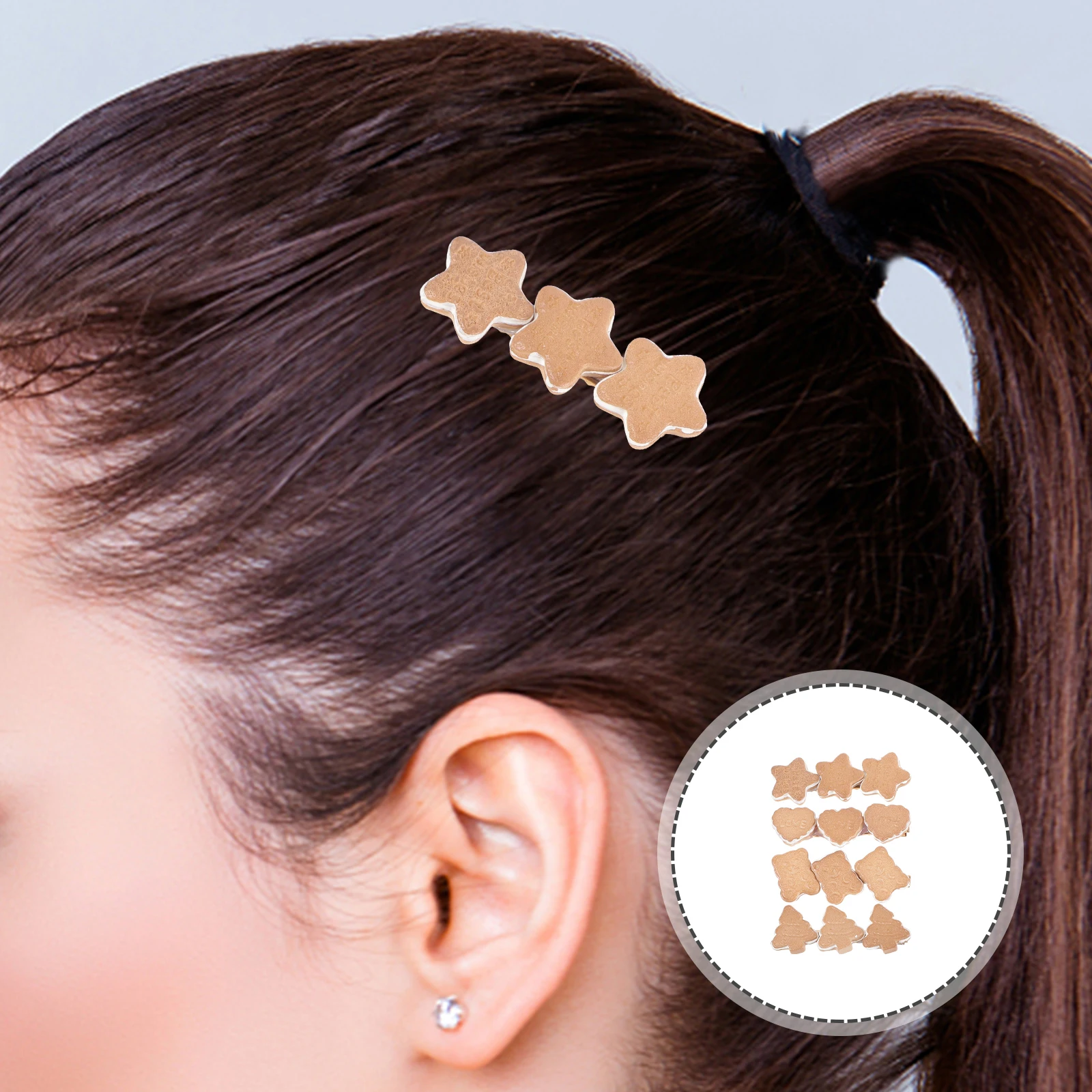 

Biscuit Hairpins Christmas Decoration Food Hairclip Clips Small Cute Mini for Babies