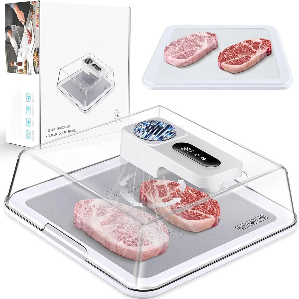 Type‑C Electric Rapid Defrosting Tray, Efficient Meat Thawing Plate, Household Kitchen Tool for Frozen Food Preparation