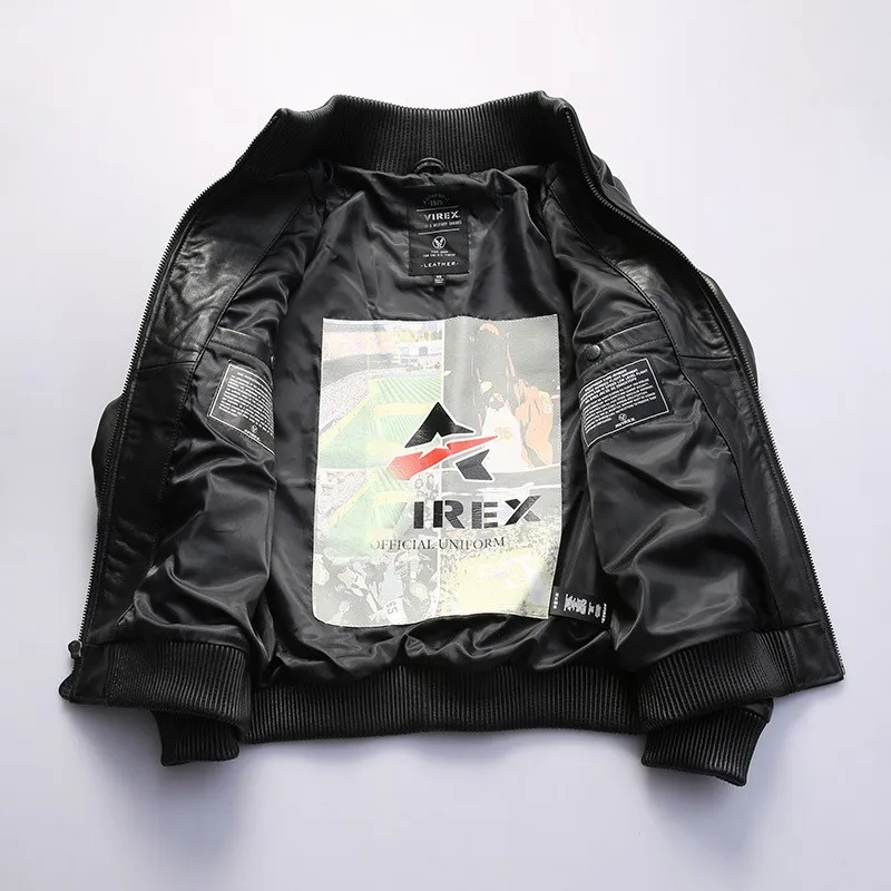 The new oversized stand-up collar cotton leather is a fashionable casual and sporty for men
