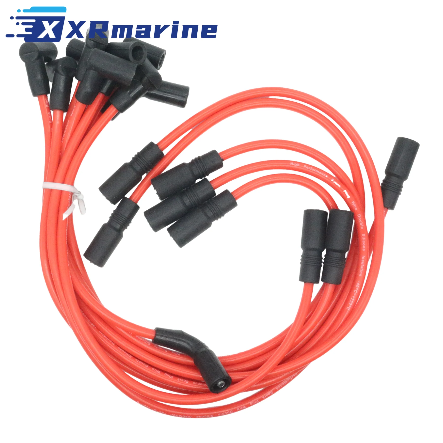 Spark Plug Wire Set 3888328 For Volvo Penta V8 5.0 / 5.7 GM-MPI 3859000 Replace Mercruiser 84-816608A1