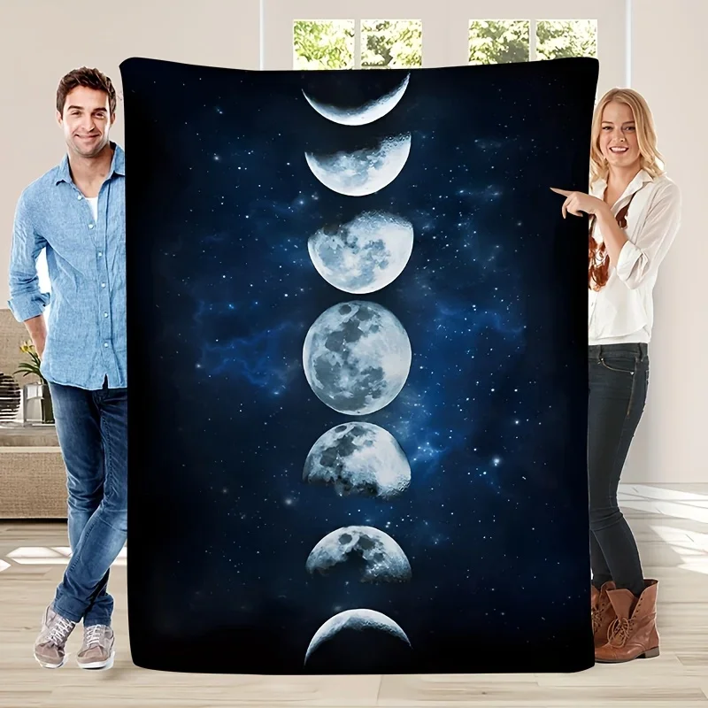 cobertor-de-flanela-com-estampa-de-tema-de-lua-noturna-preta-e-ceu-misterioso-macio-e-quente-confortavel-para-todas-as-estacoes-para-cama-e-sofa