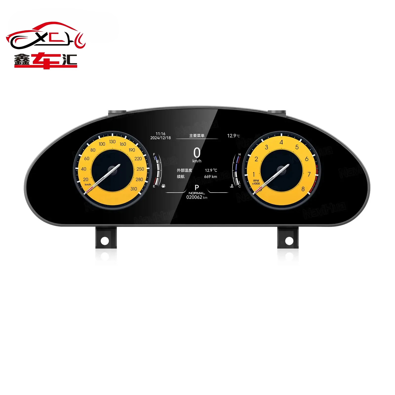 

12.3 Inch Car Digital Cluster for Maserati GranTurismo GT 2007 2015 Auto LCD Dashboard Speedometer Virtual Cockpit New Upgrade