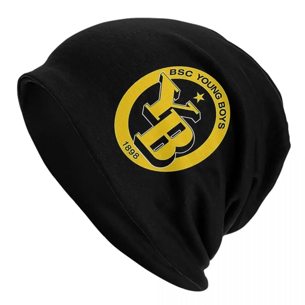 BSC Young Boys Swiss Football Sports Fans Bern Switzerland Warm Knitted Cap Fashion Bonnet Hat Beanies Hats for Unisex Adult