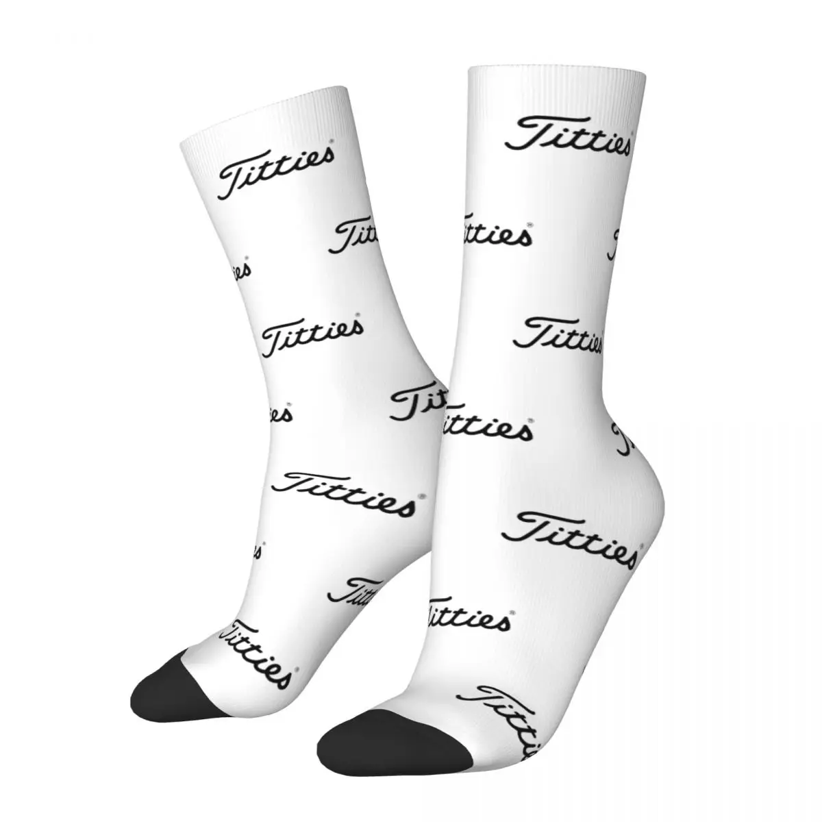 

Titties Golf Ball Socks Harajuku Super Soft Stockings All Season Long Socks Accessories for Unisex Gifts